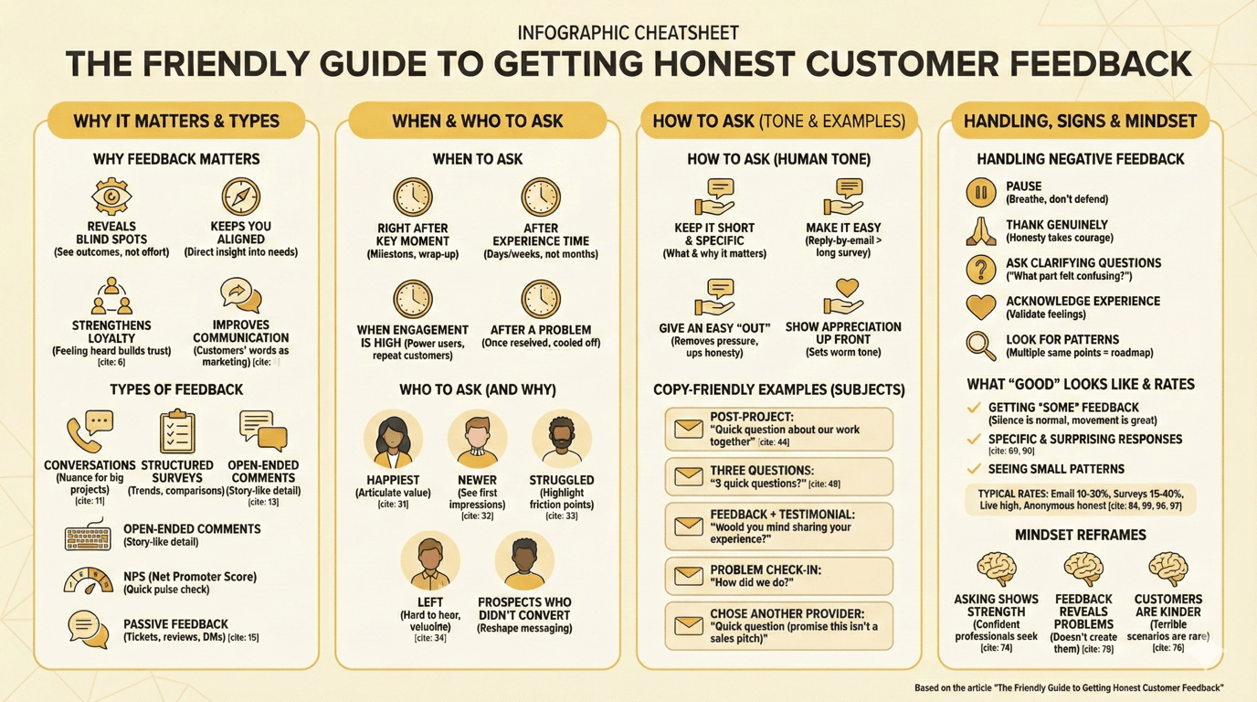 The Friendly Guide to Getting Honest Customer Feedback