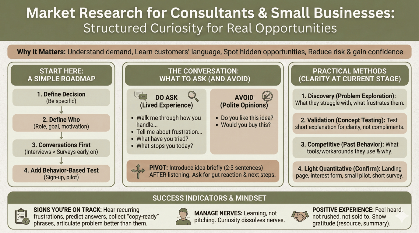 Market Research for Consultants & Small Businesses